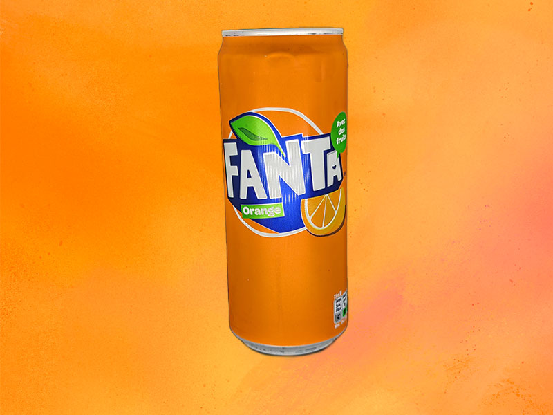 Canette de Fanta Orange par le restaurant Polychrone street food à Marseille